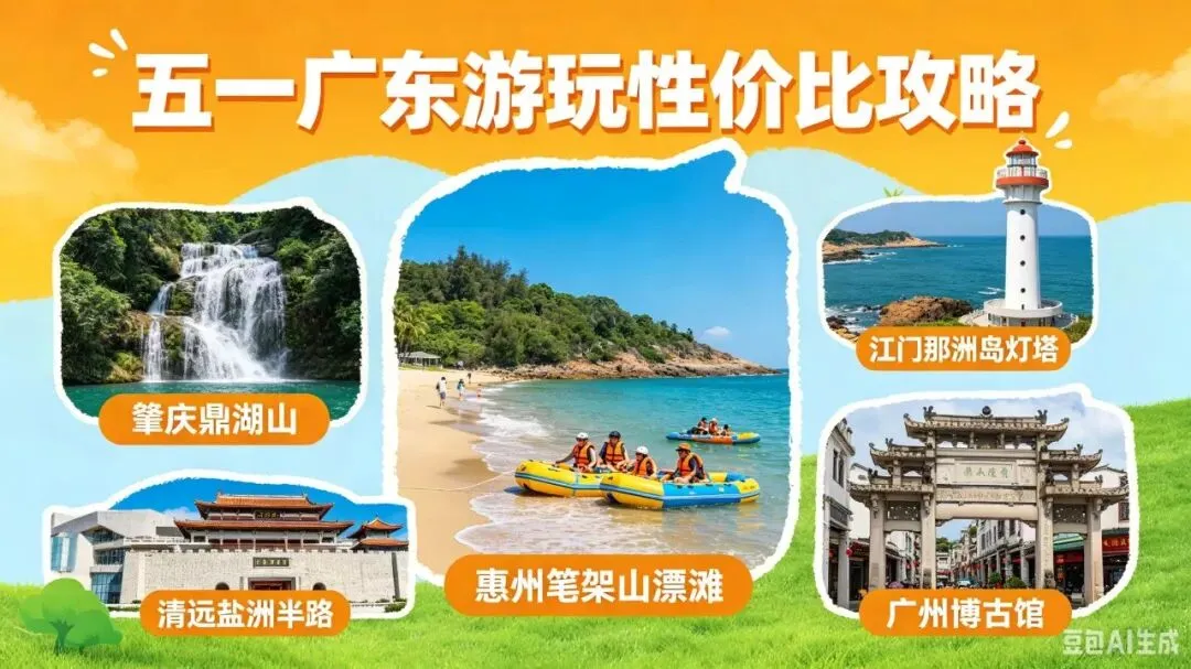 五一广东周边游玩性价比保姆级攻略!人少景美还省钱,闭眼冲不亏