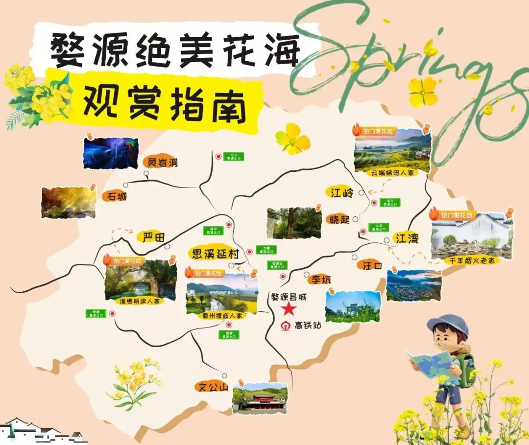 江西婺源油菜花季5天4晚自由行避坑攻略
