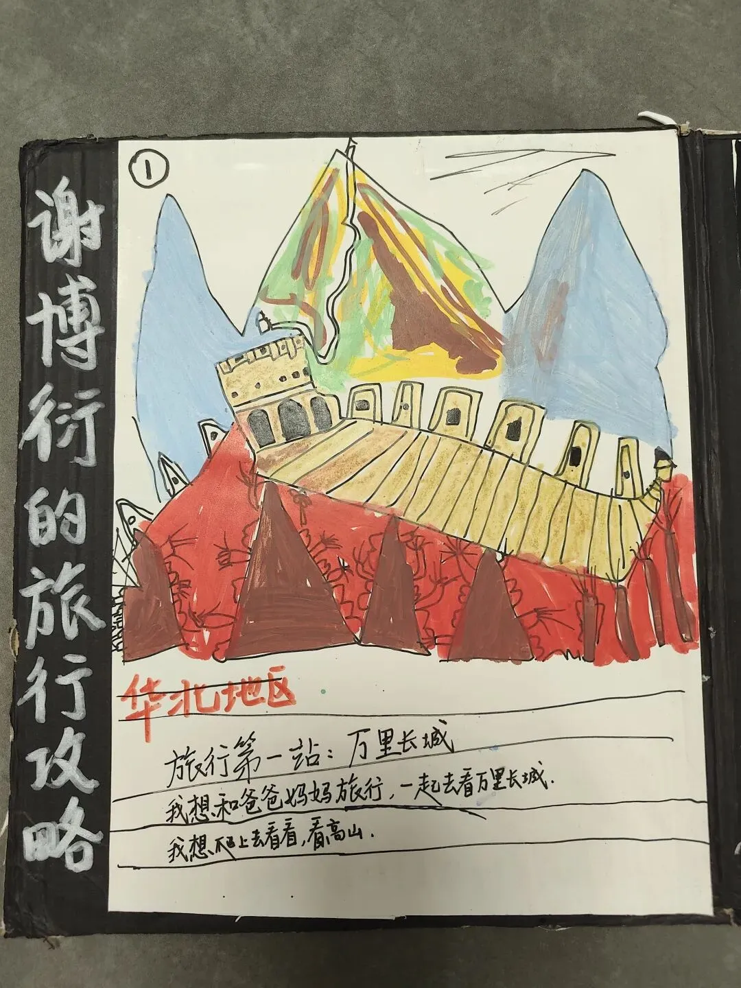 跟着儿子的旅行攻略去旅行