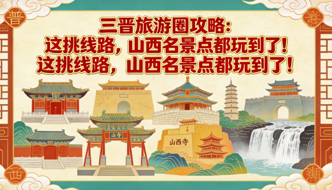 三晋旅游圈攻略:这挑线路,山西名景点都玩到了!
