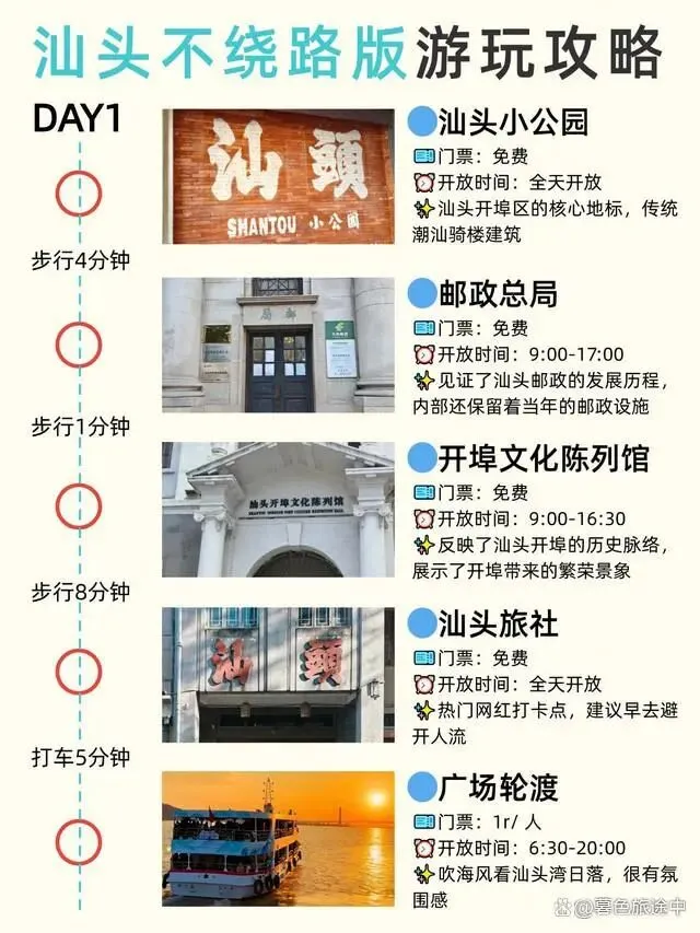 汕头旅游攻略3天不绕路保姆级行程