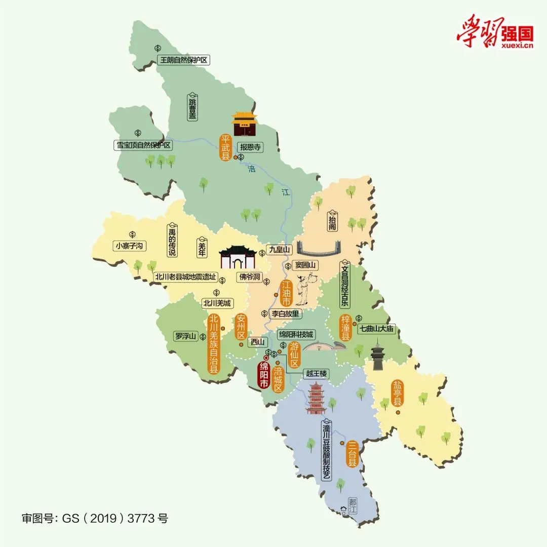 四川绵阳市旅游攻略