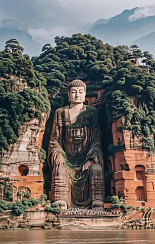 一个人的旅行,从四川乐山开始,不用攻略,看看大佛吃吃小吃就很满足!!!心累了,去小住三五天!