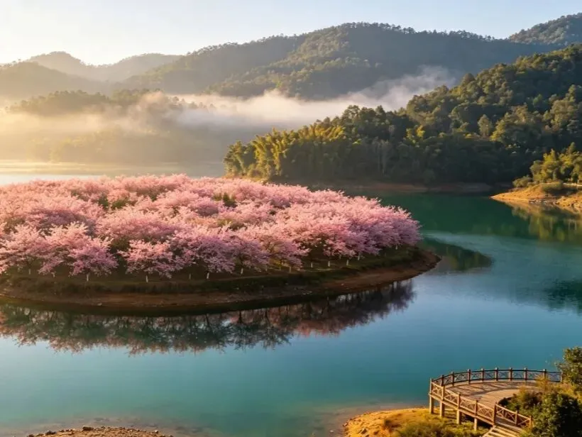 永德户婆桃花岛景区的游玩攻略