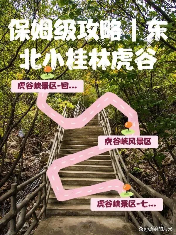 辽宁虎谷峡旅游攻略,保姆级坐船入峡谷玩法推荐,必去5D玻璃桥拍照打卡,值得去