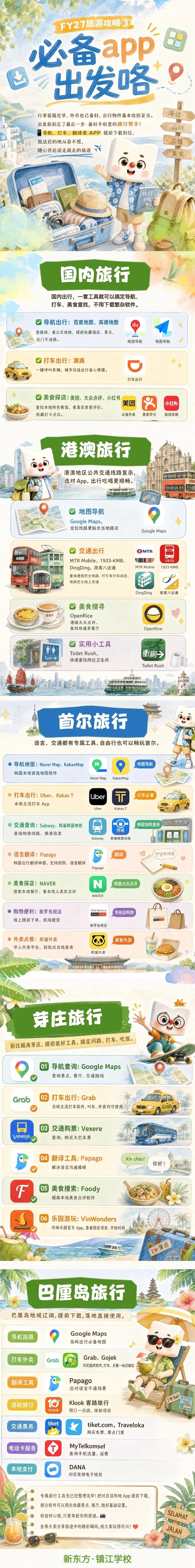 趣游山河,逐夏同行丨FY27旅游攻略③:必备app出发咯