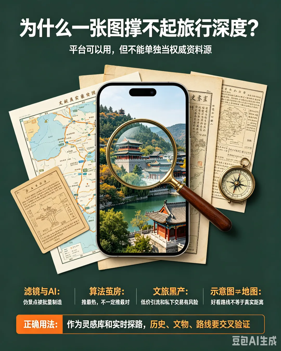 做旅行攻略常见的坑1:别骂我,今说清楚小红书、短视频、一张图真的太多不靠谱