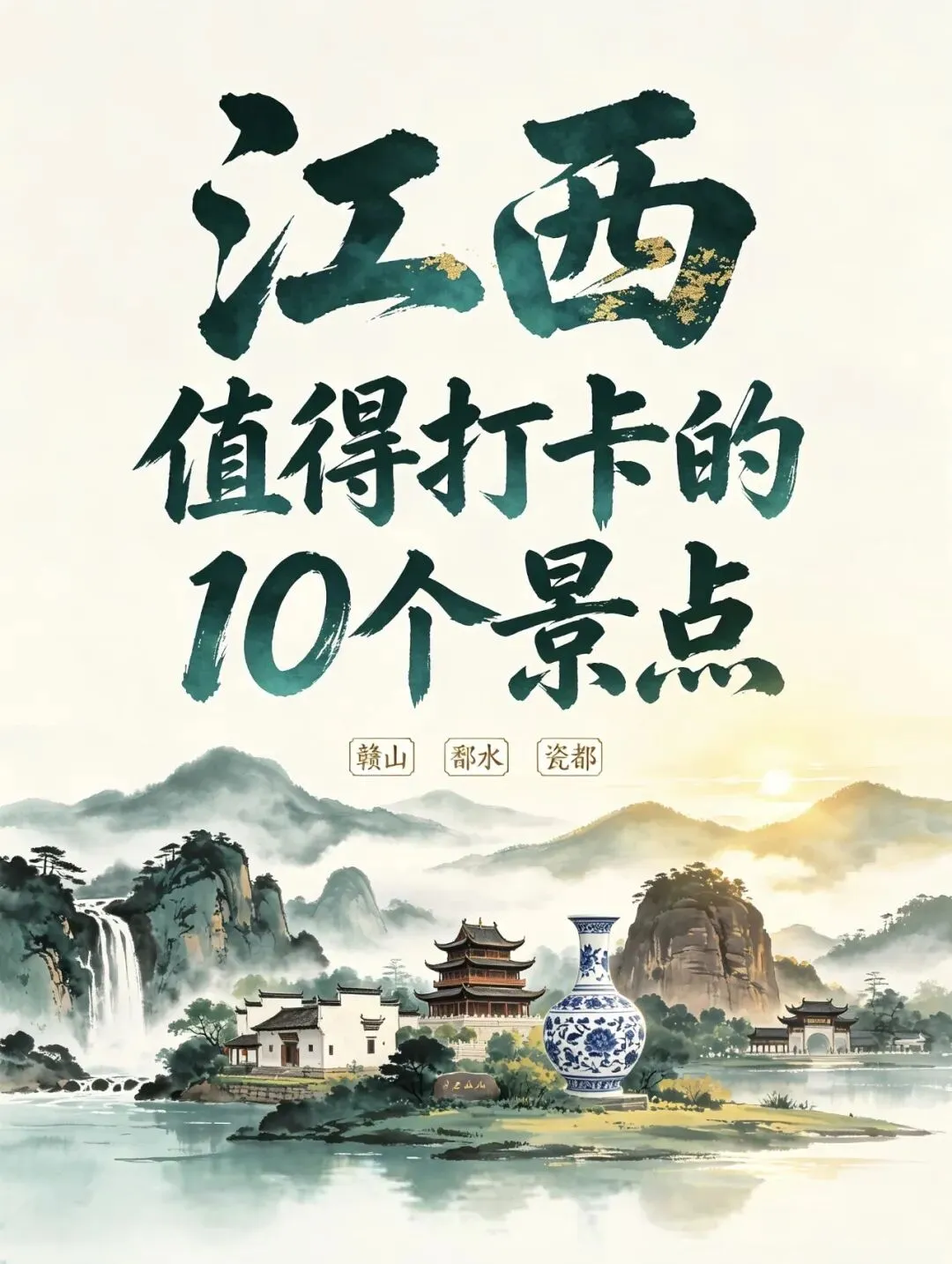 江西旅游攻略,这10个地方不去等于白来!