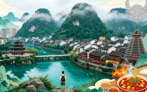 北京出发贵阳4天3晚旅游攻略|山水古镇美食全打卡,新手省心出行