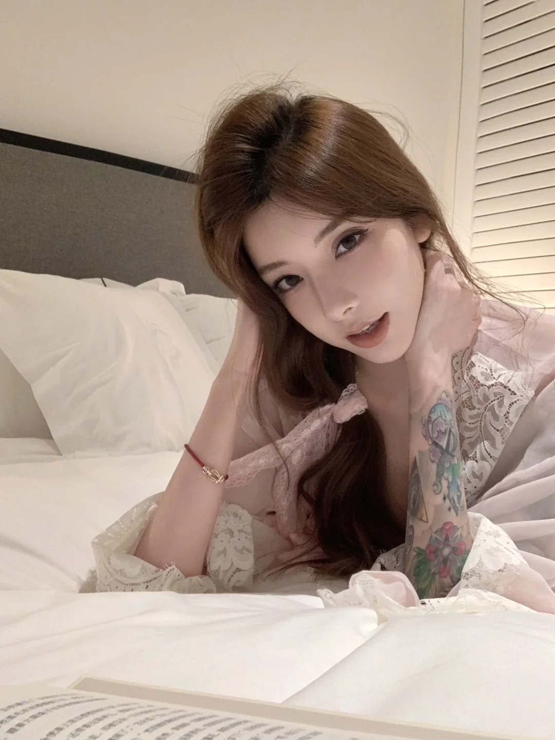 今天穿粉色💗