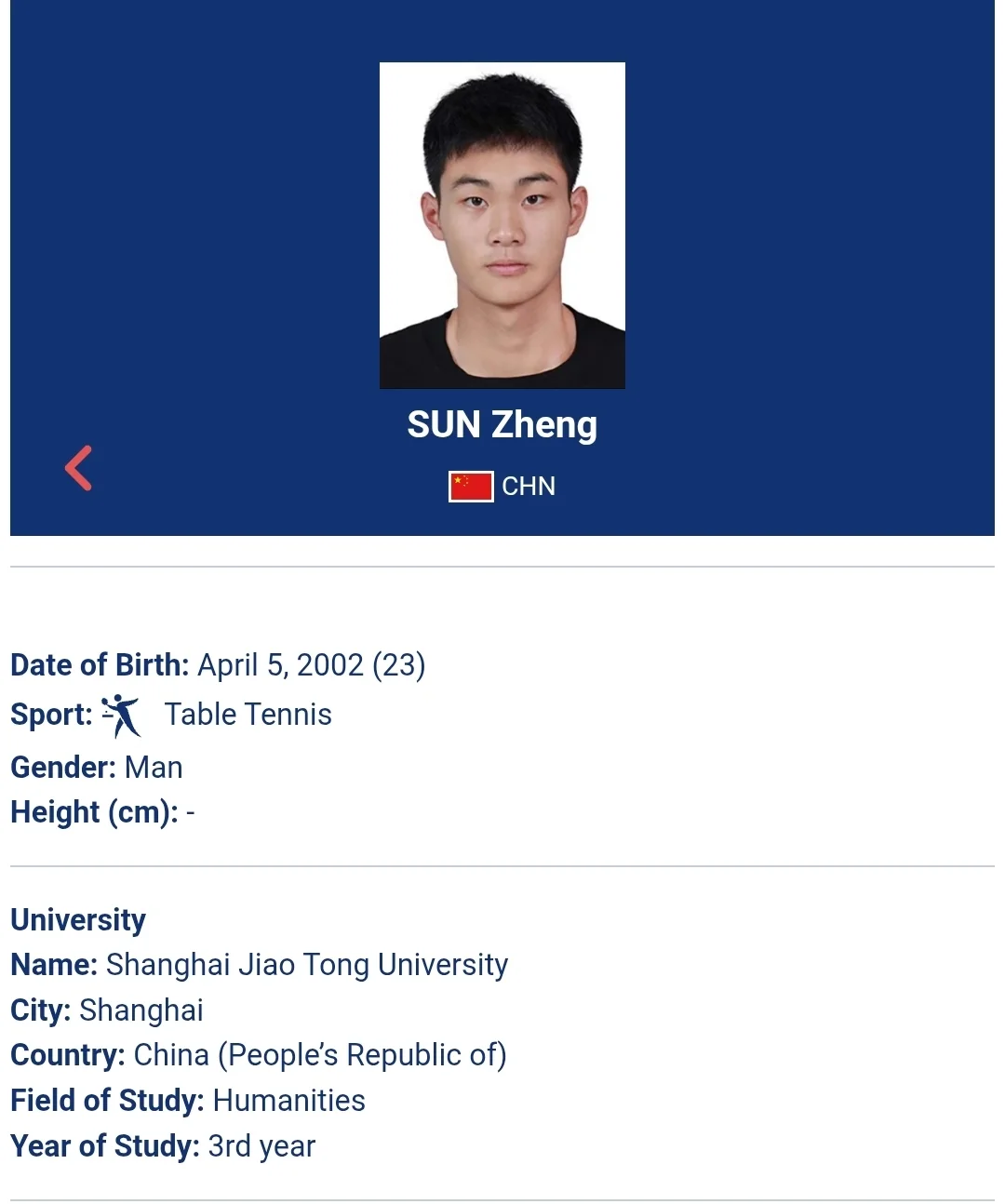 世大運的乒人們