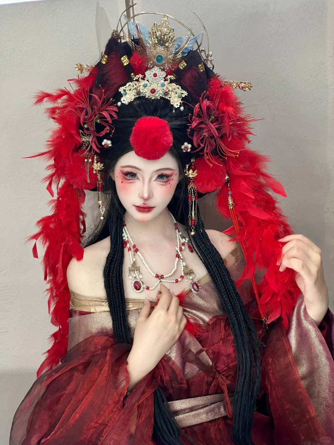 我将选择一套汉服妆造💄👭作为我的解药