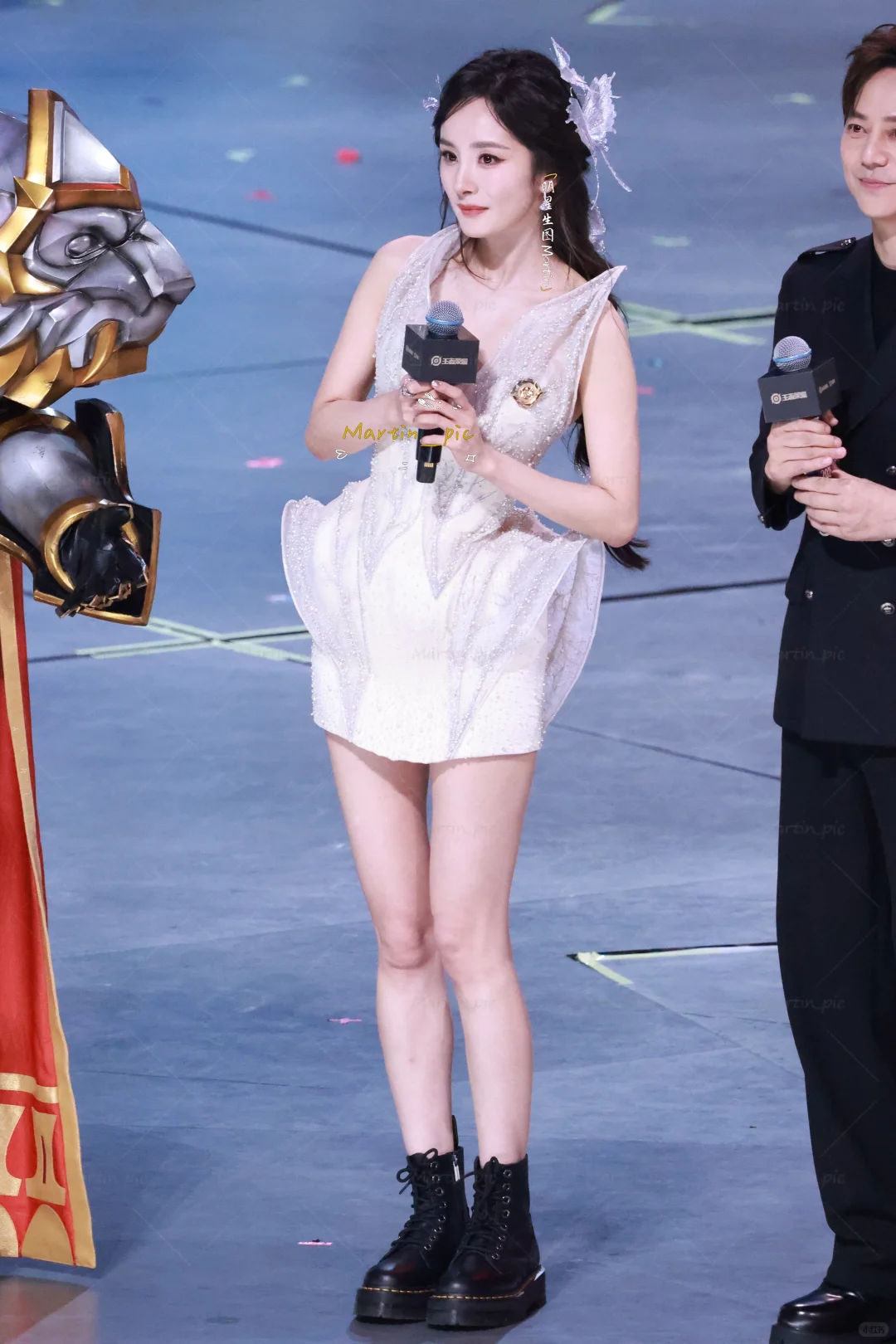 杨幂共创之夜美成啥了 这腿真的内娱无代餐