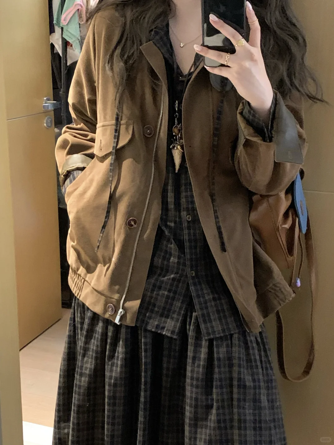 140斤微胖穿搭｜叠穿的季节!!vintage中古感!