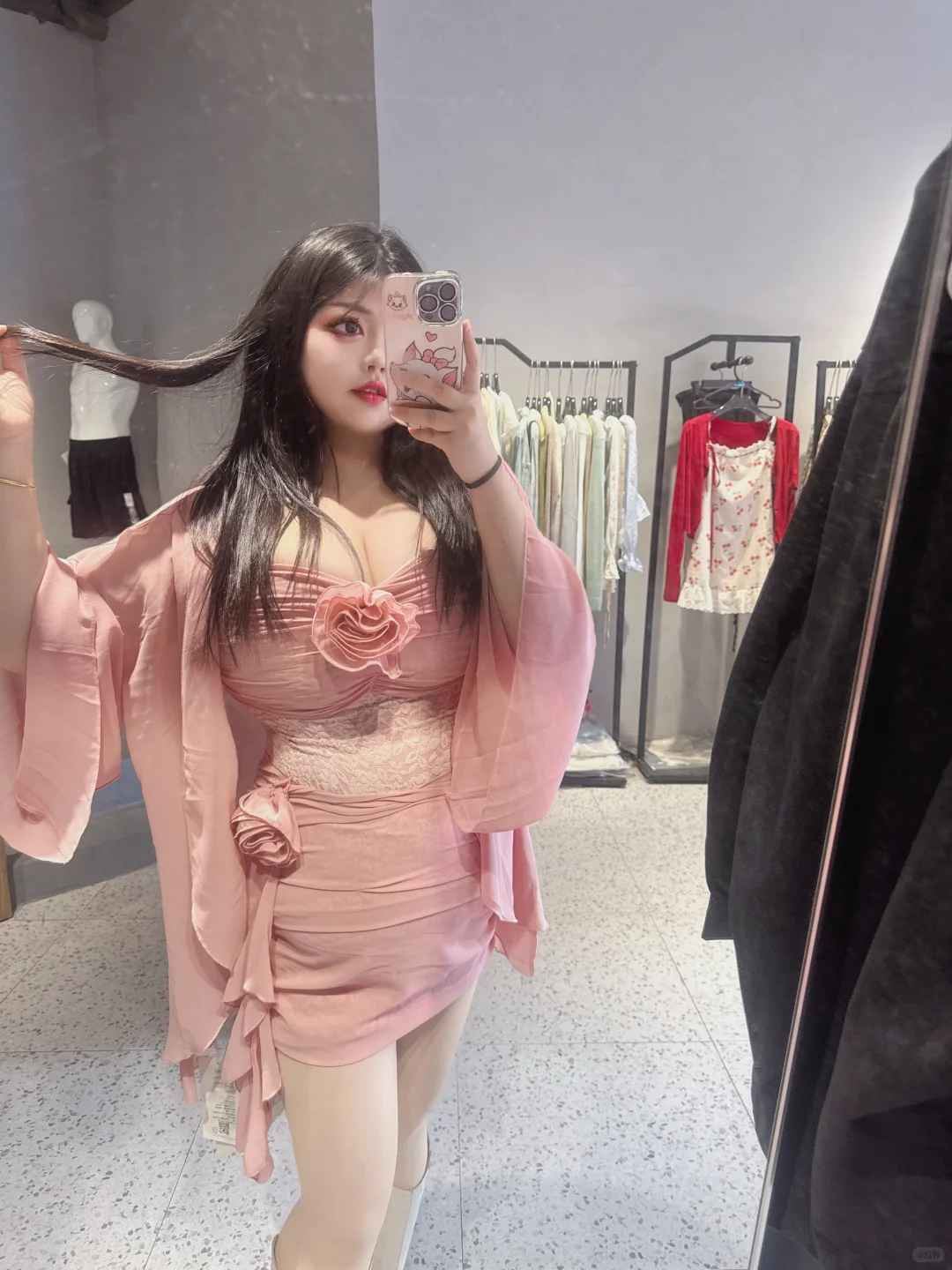 BBW也可以穿的粉粉嫩嫩