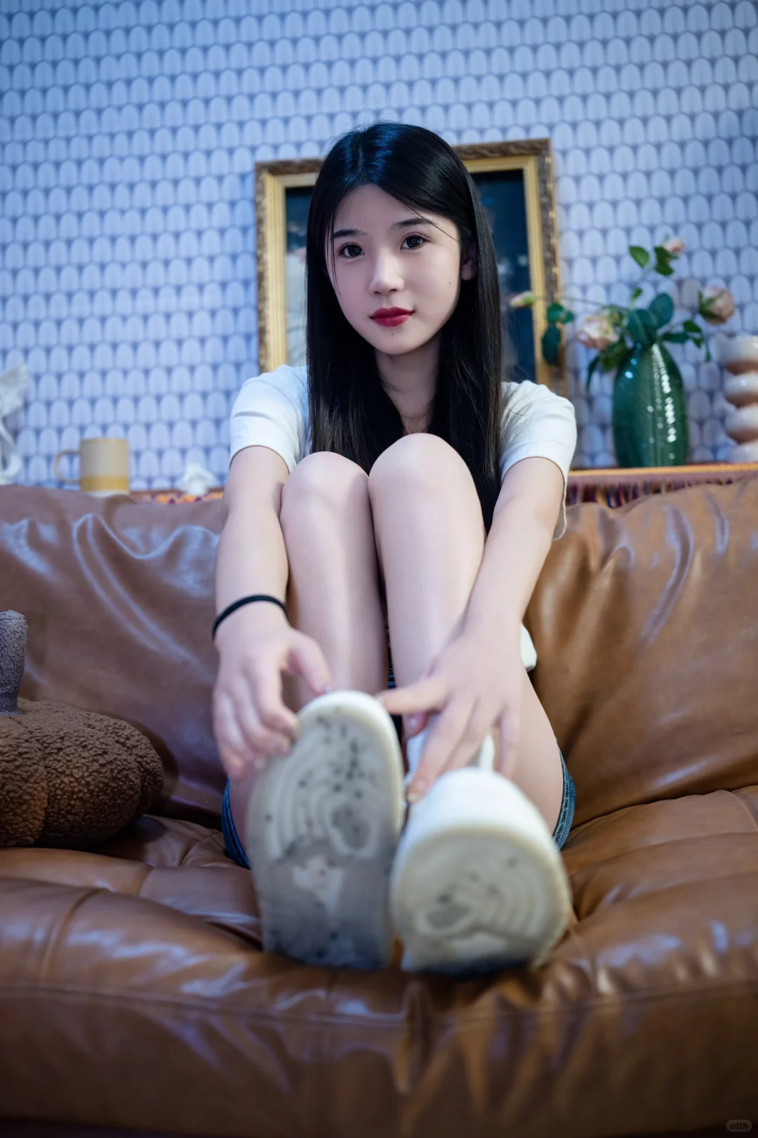 沙发拍照姿势