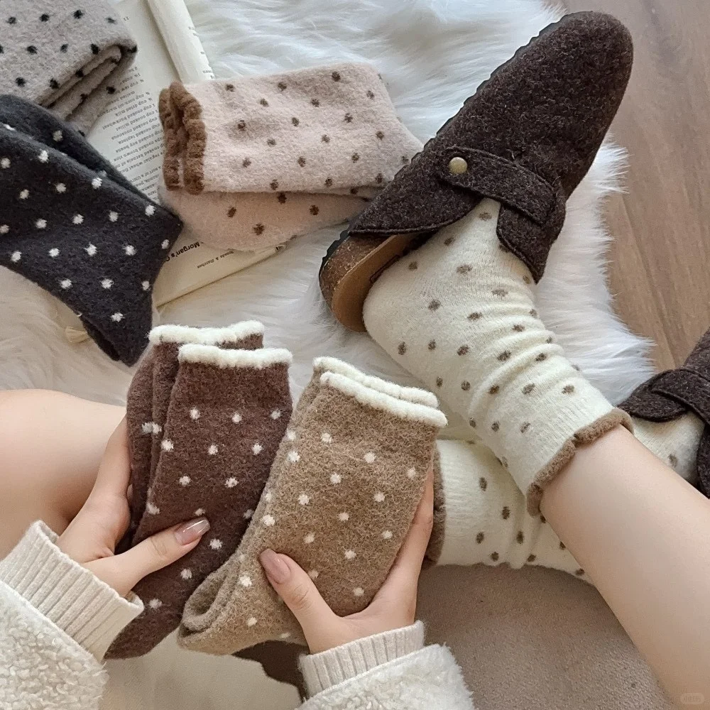 🍂秋冬氛围感袜袜｜波点控的温暖小确幸