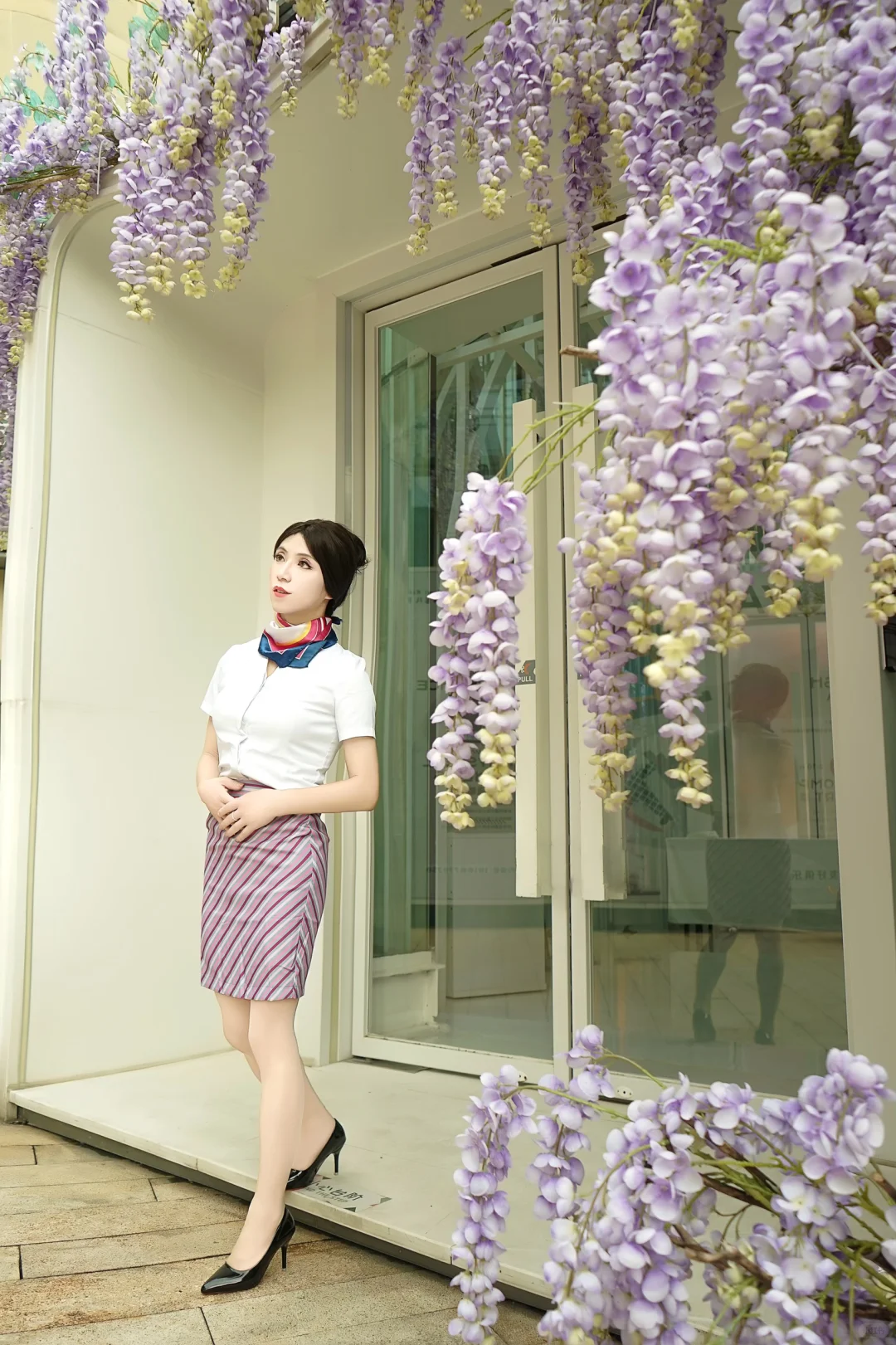 穿上制服真的太美啦！