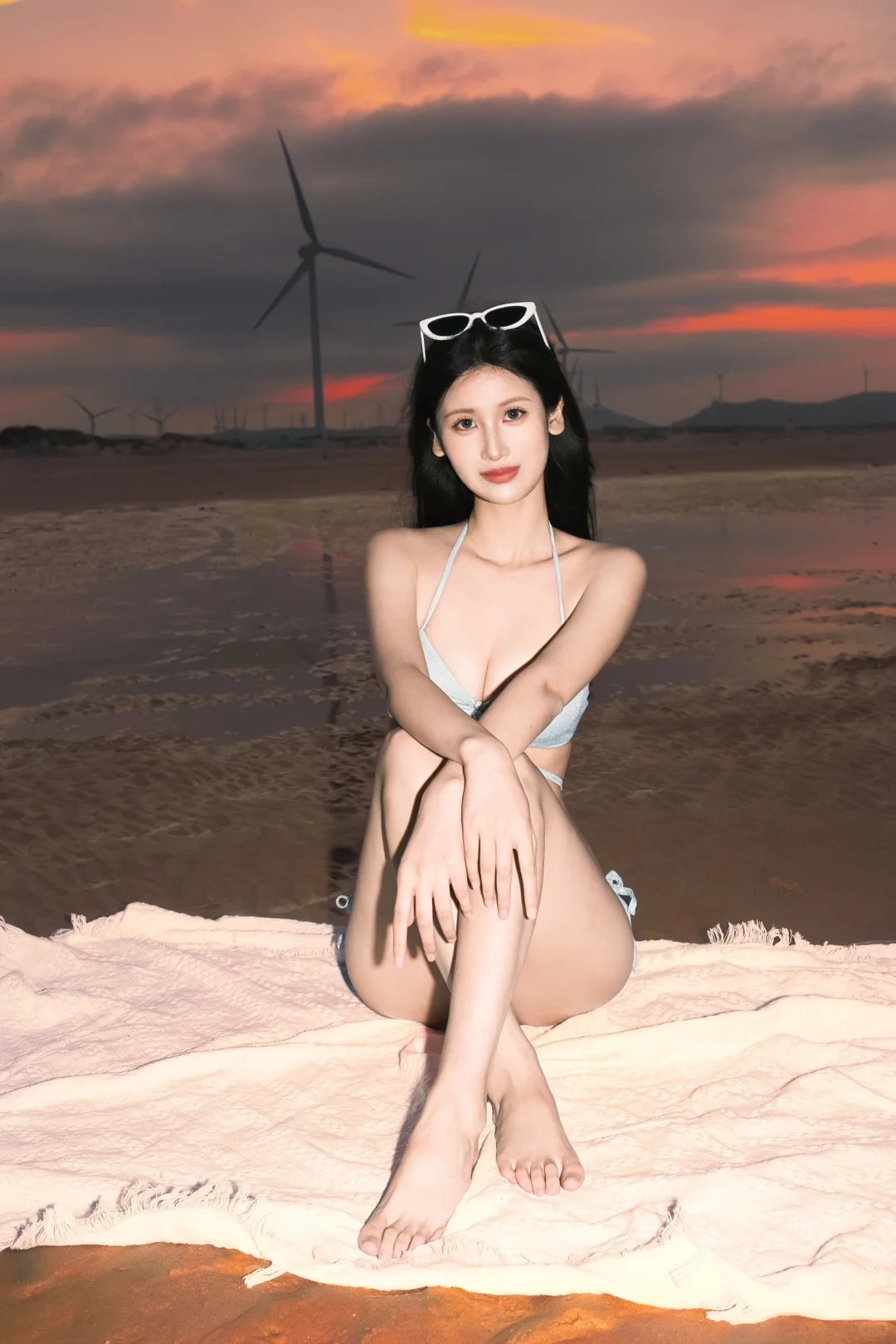 平潭约拍｜比基尼日落👙