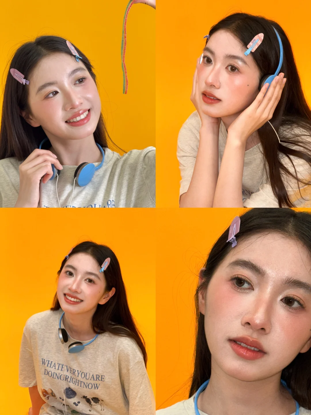 超元气少女拍照姿势分享照相📷