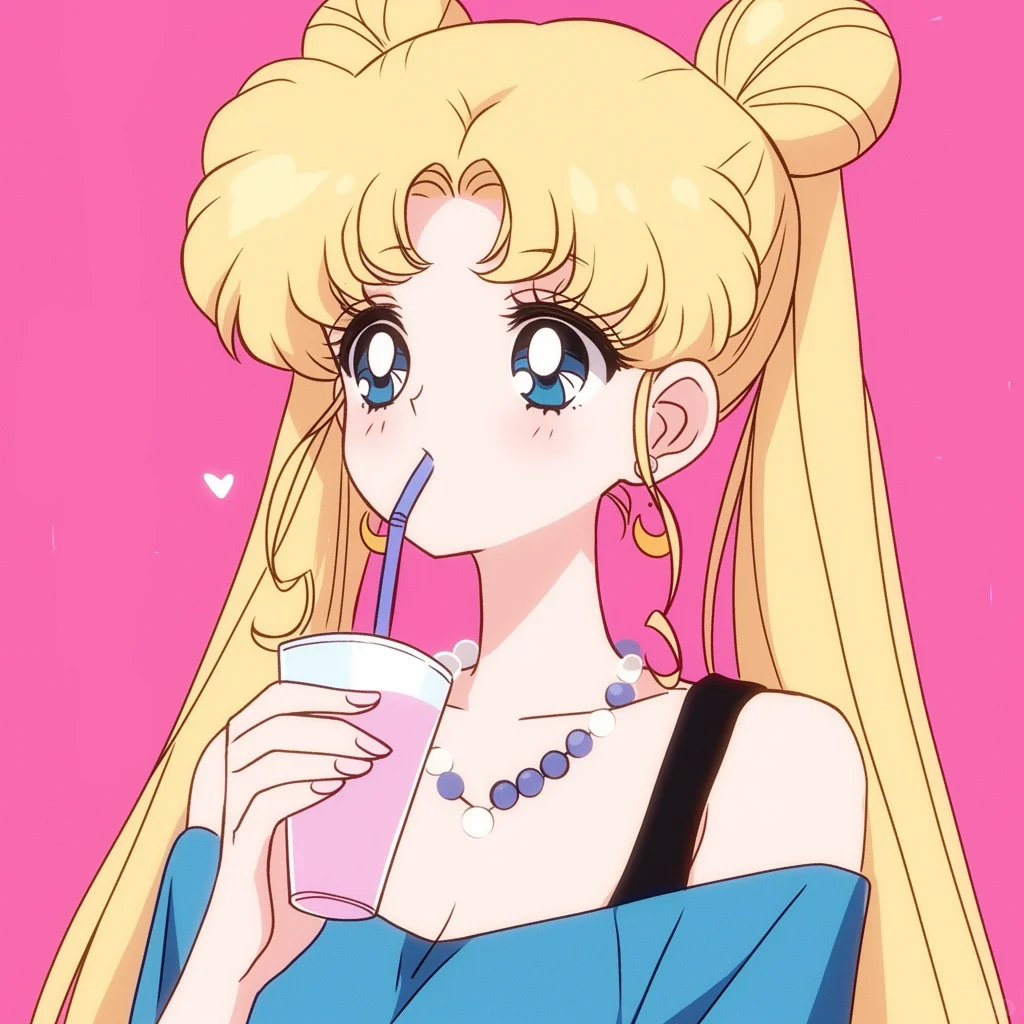 🐈‍⬛‧₊˚⋆♡̷☆₊ 喝奶茶 🥤 美少女战士