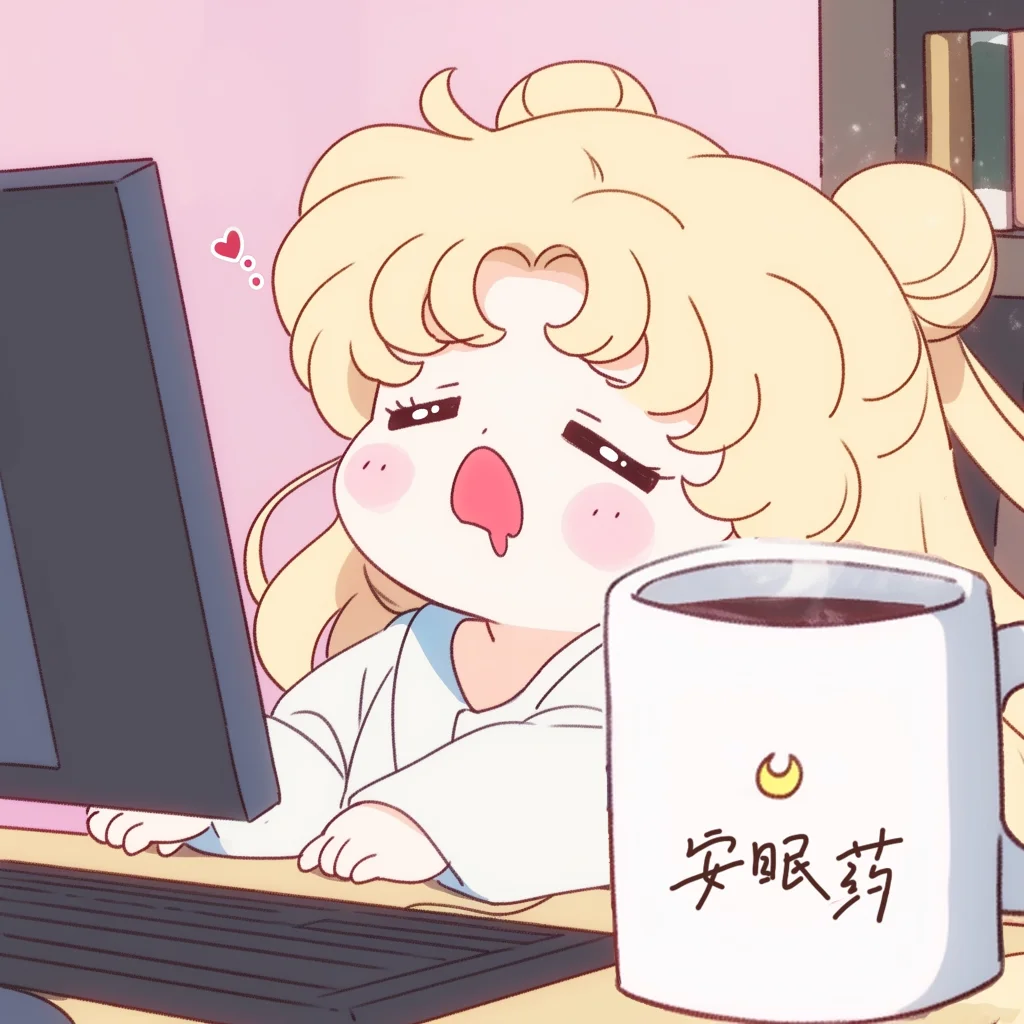 得了一看到工作就犯困的病💤 美少女战士