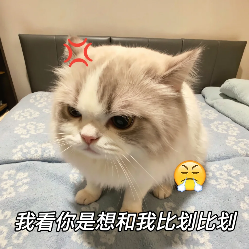 情侣聊天专用可爱小猫表情包