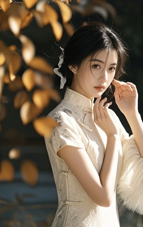 存一些新中式旗袍裙子拍照姿势📸，快来学！