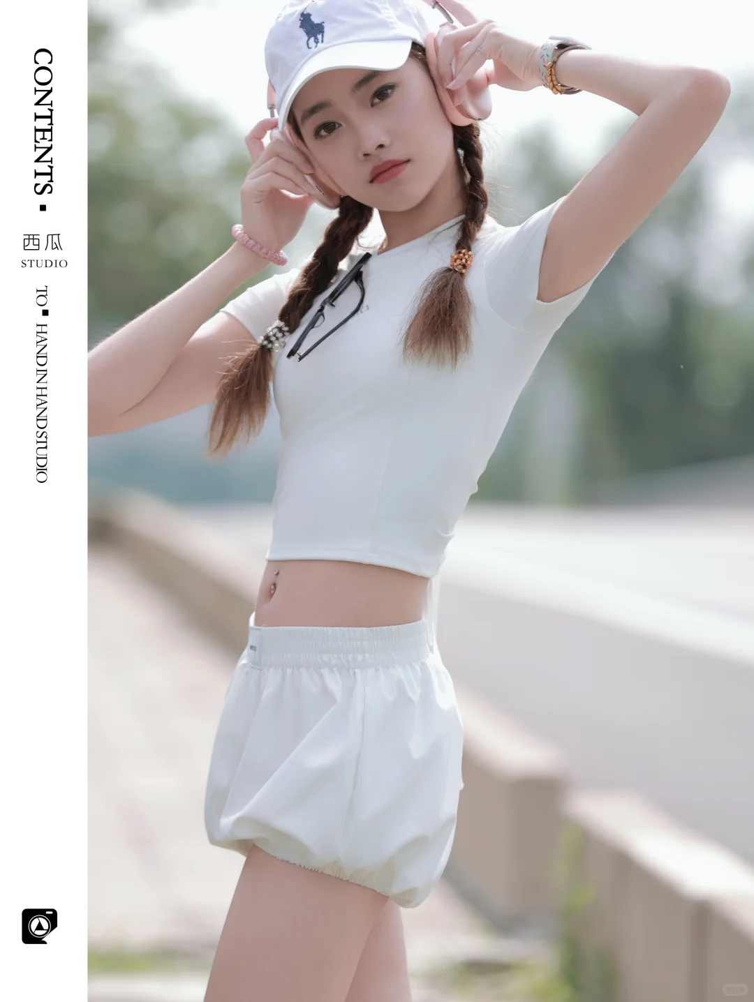 纯白网球风