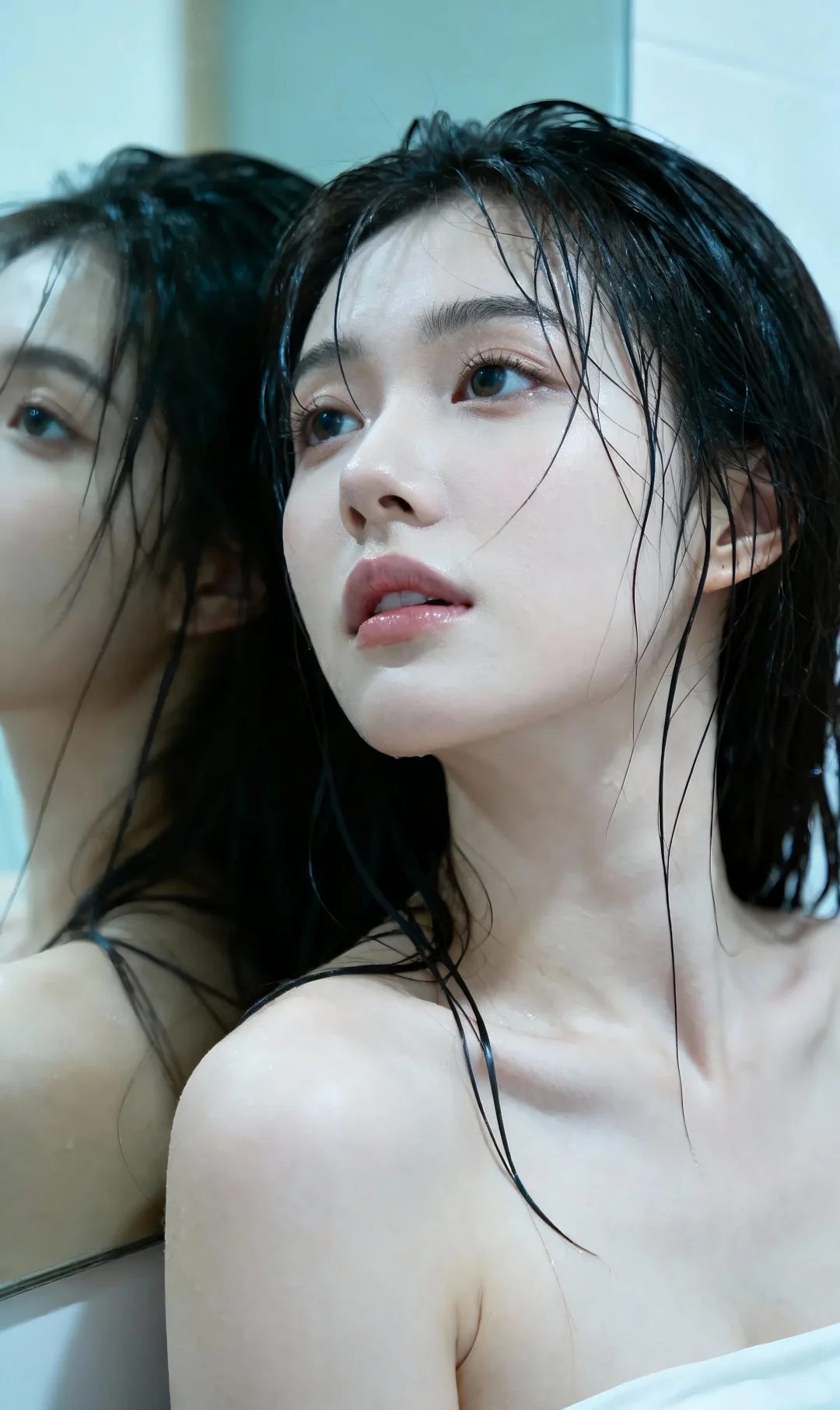 在水汽与光影间，解锁氛围感美人的极致表达