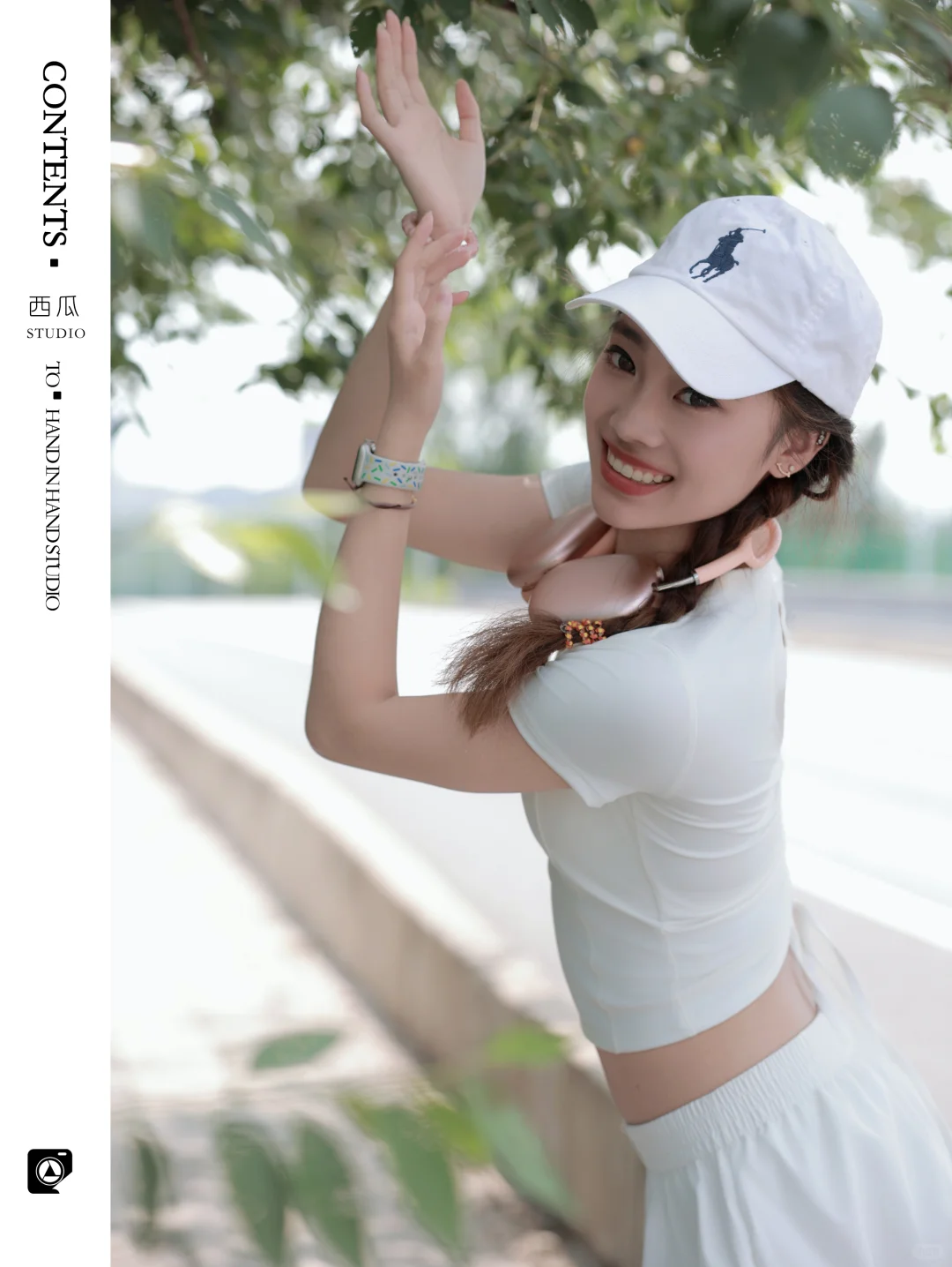 纯白网球风