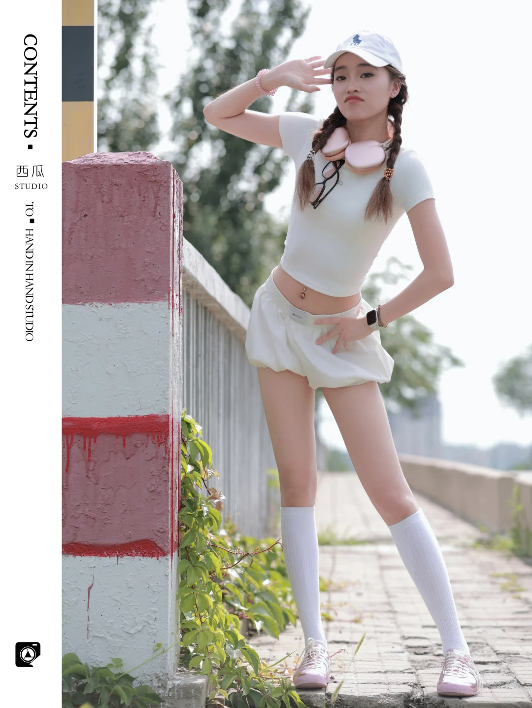 纯白网球风