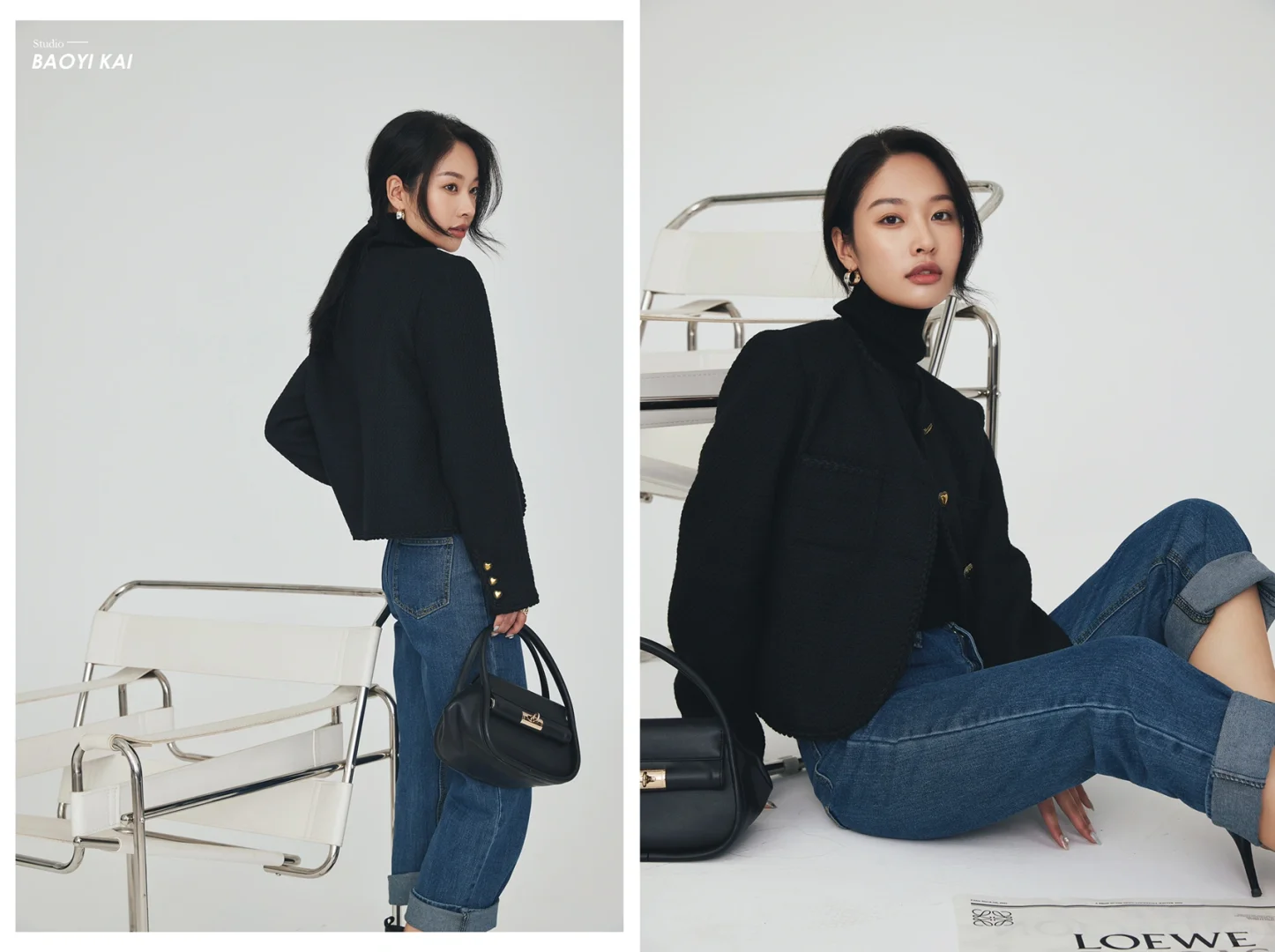 女装look图