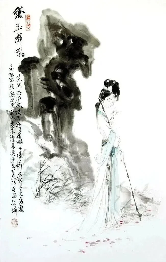 曼妙身段！不点睛的仕女图，何以如此销魂？