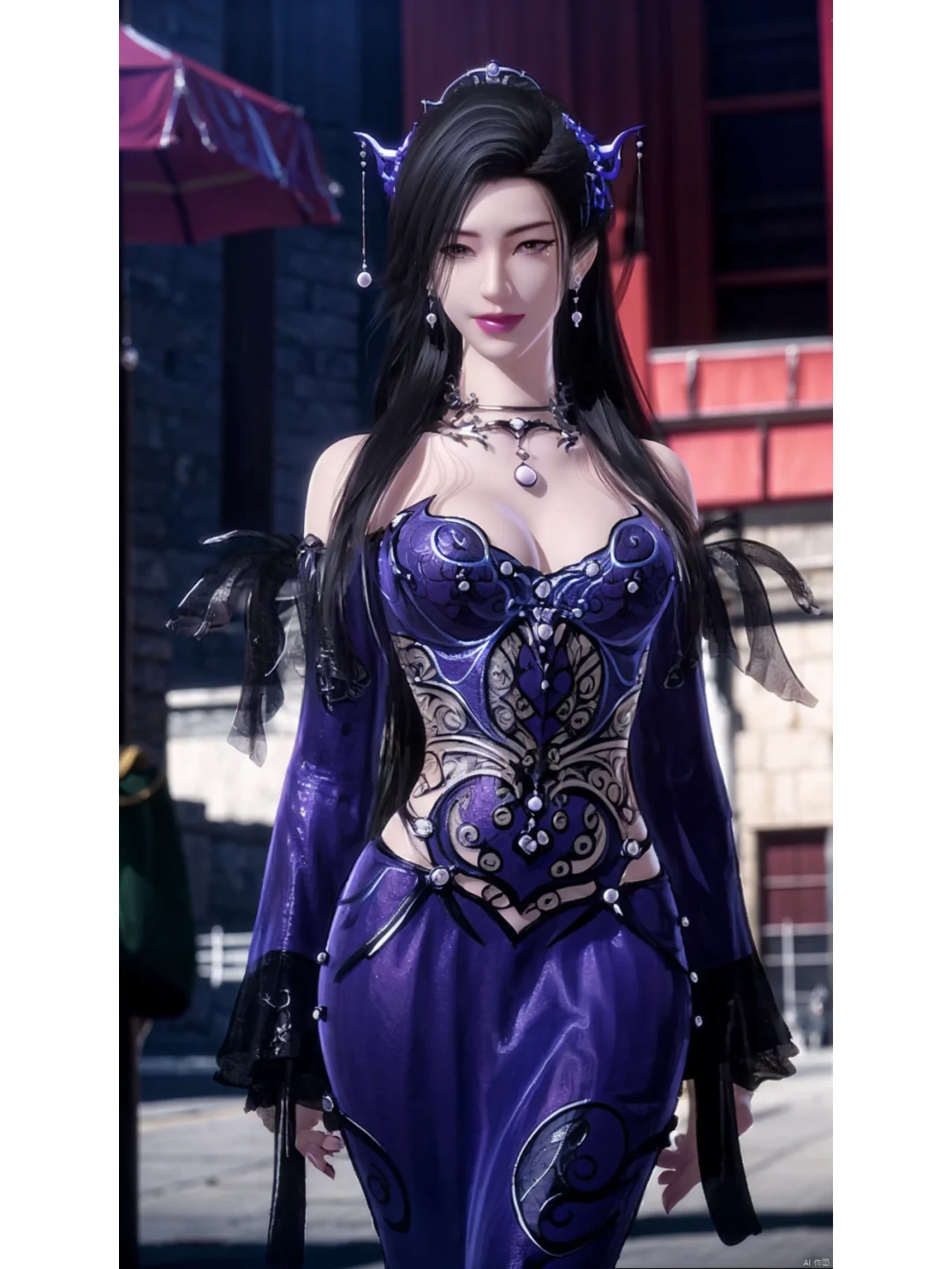 明珠夫人祝大家新年快乐 潮女妖美图欣赏