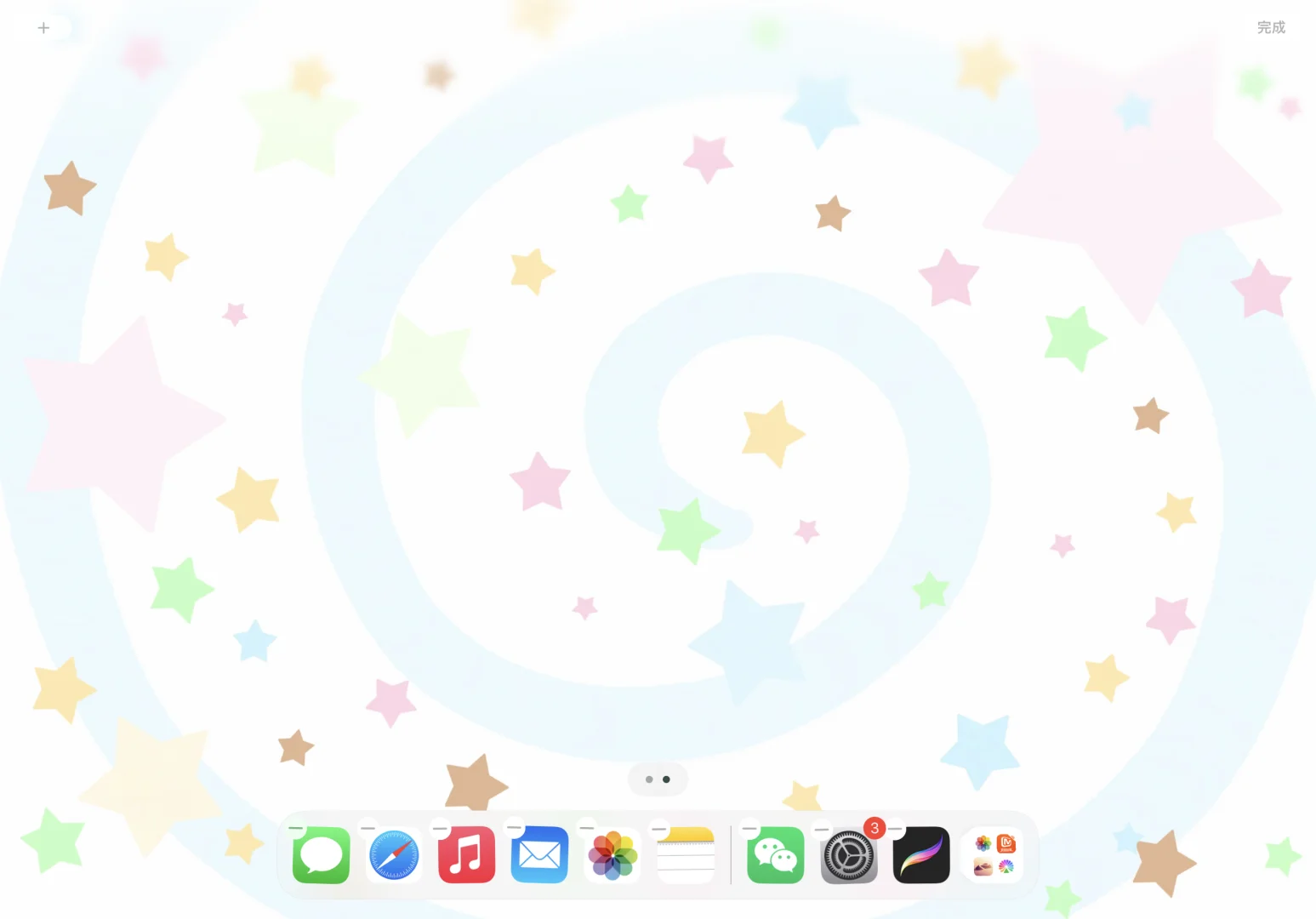 iPad壁纸｜星星床𖦹⋆☆⋆.°☆.。.