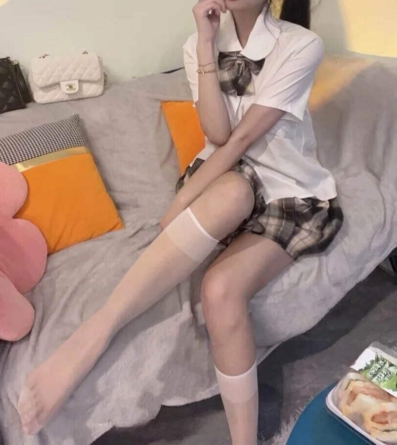 #辣妹白丝 #超薄丝袜 #氛围感穿搭