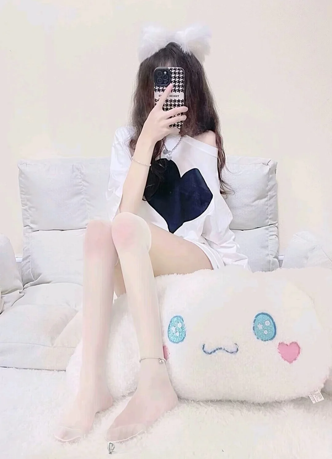 #辣妹白丝 #超薄丝袜 #氛围感穿搭