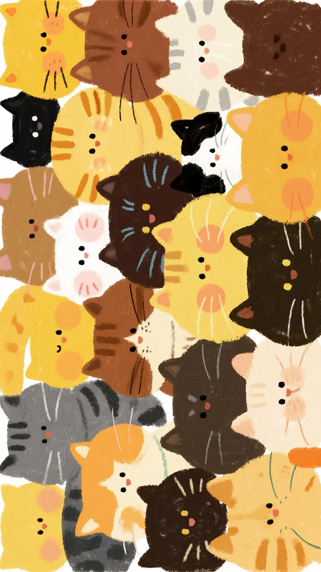 ✨壁纸|秋天🍂 猫猫全屏墙纸！喵喵~🐱