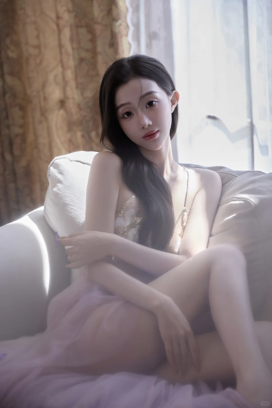 时隔三年再拍轻私房 这次是温柔的紫色💜