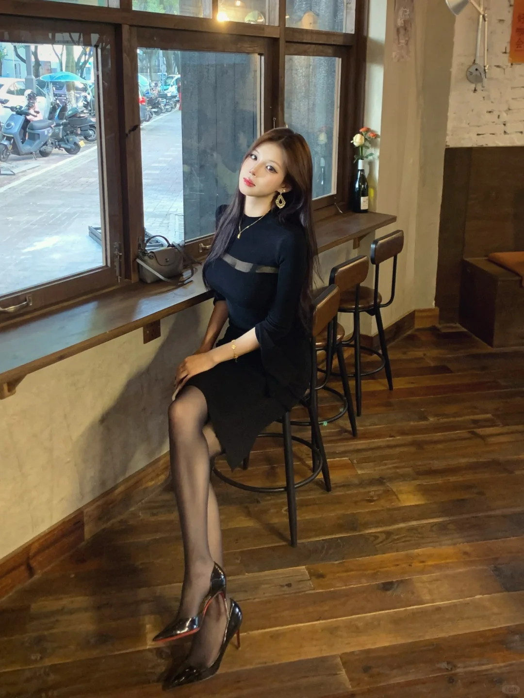 ootd｜all black御姐👠