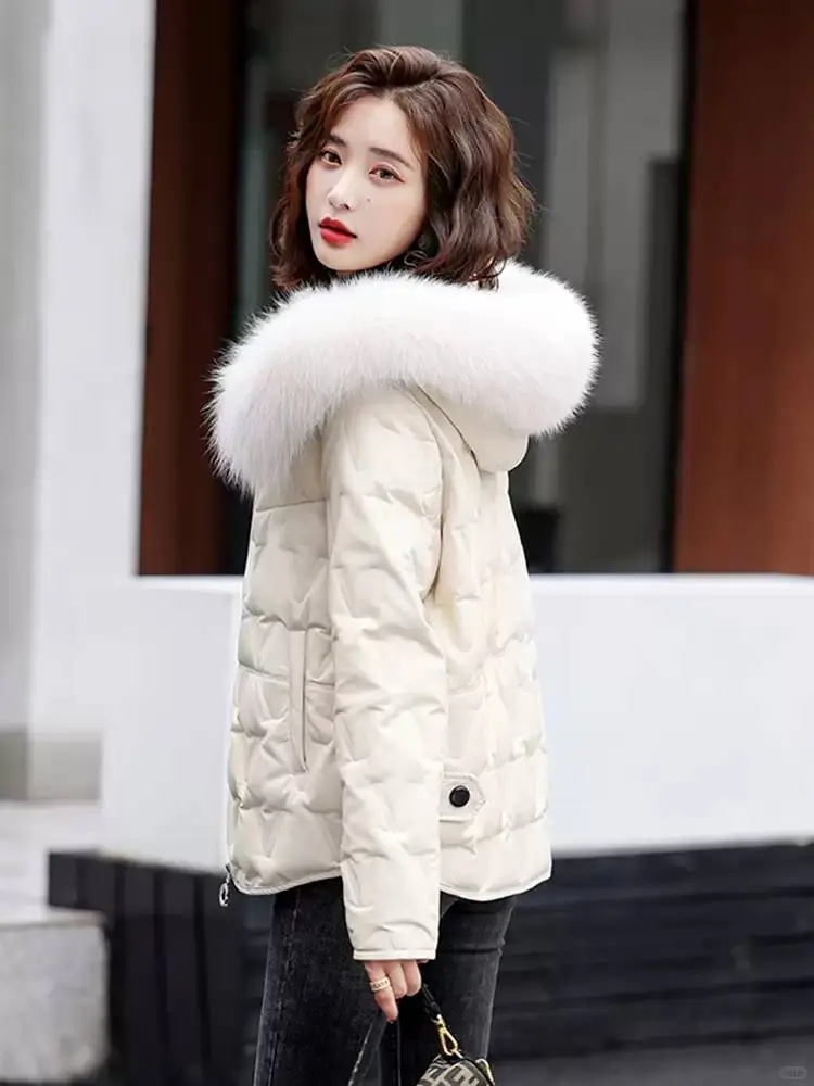 ✨海宁真皮羽绒服女2025年新款冬小个子
