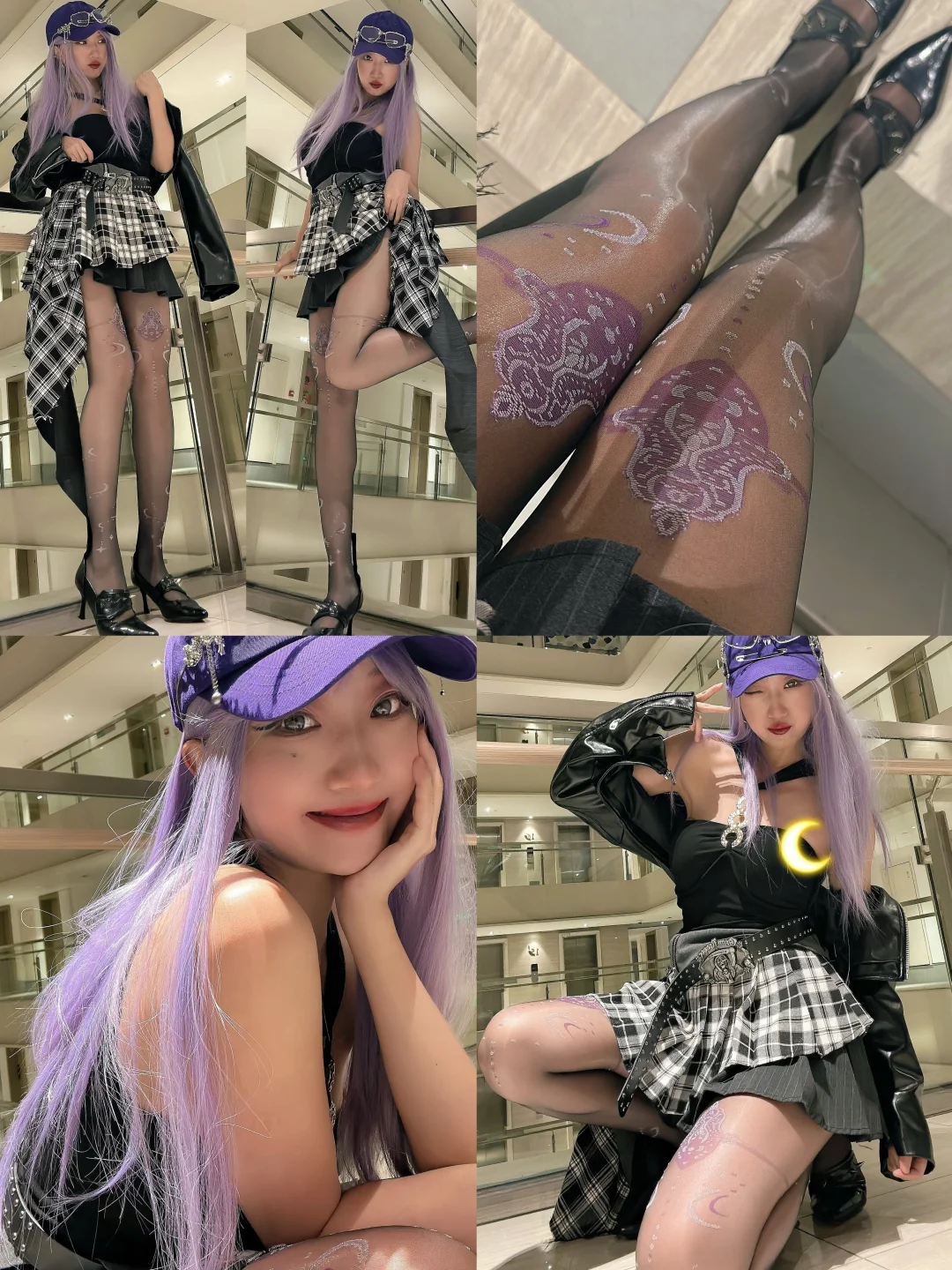 漫画穿搭拍照