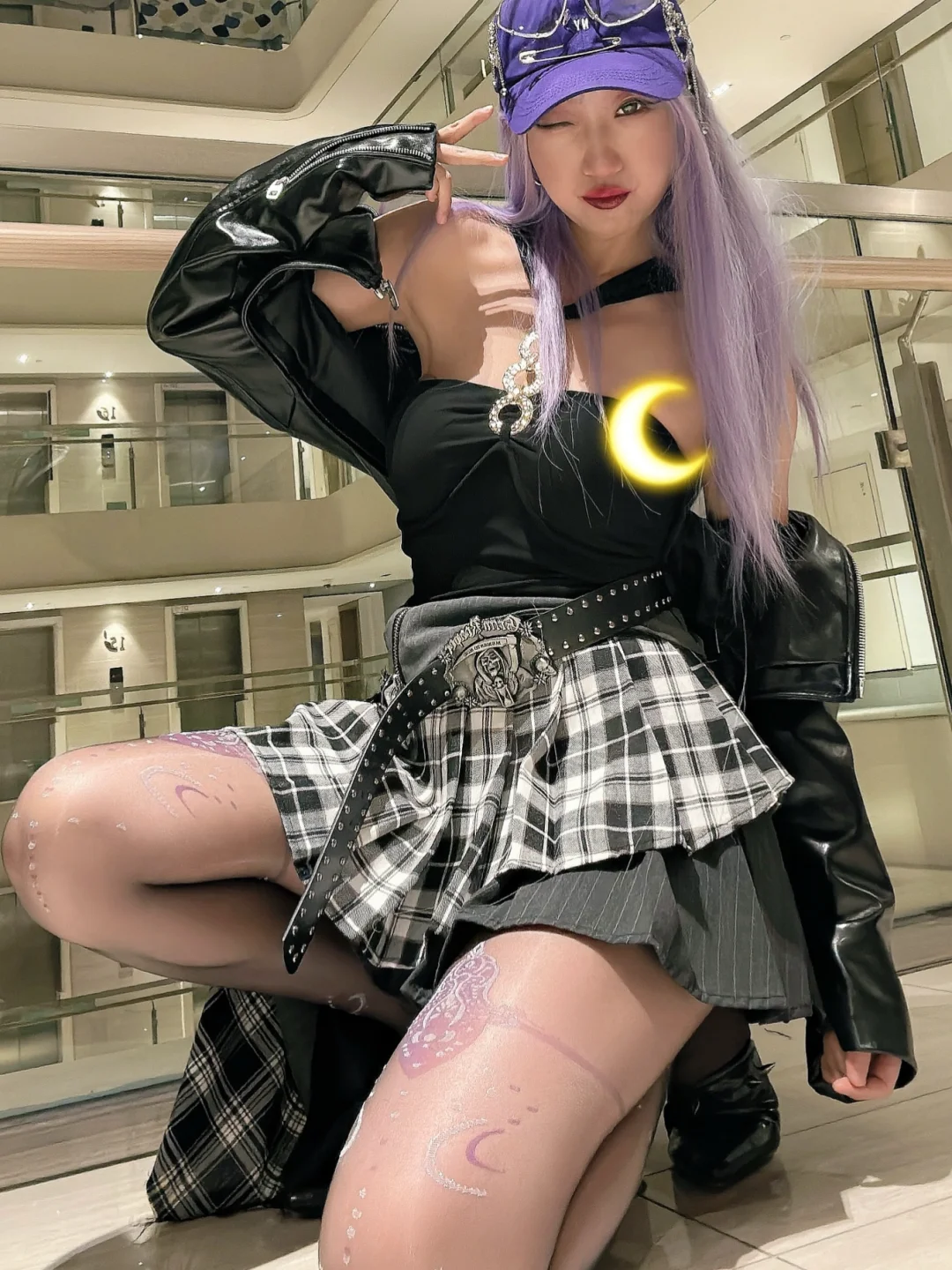 漫画穿搭拍照