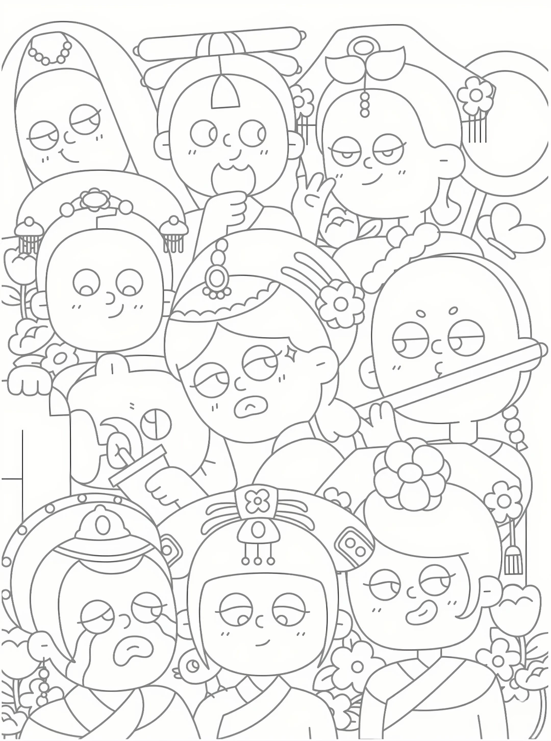 🎨 新手绘画福利！超实用线稿素材分享✨