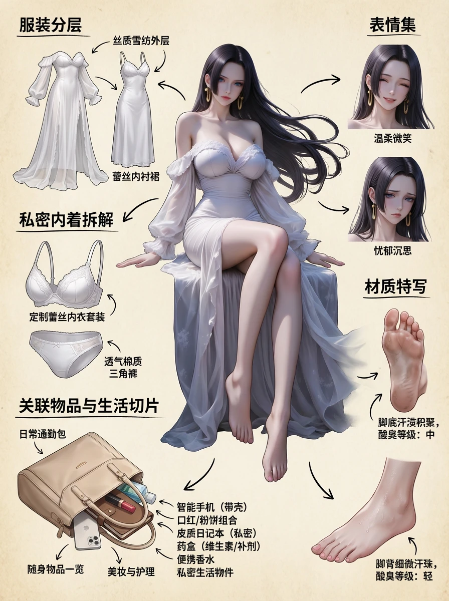 AI创作DIY海贼王女帝篇：ootd（3）