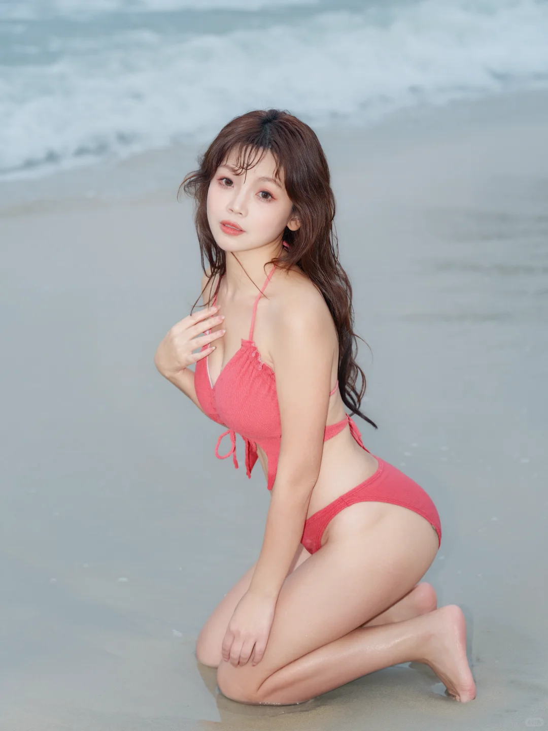 我的泳衣配色和海是绝配🌊
