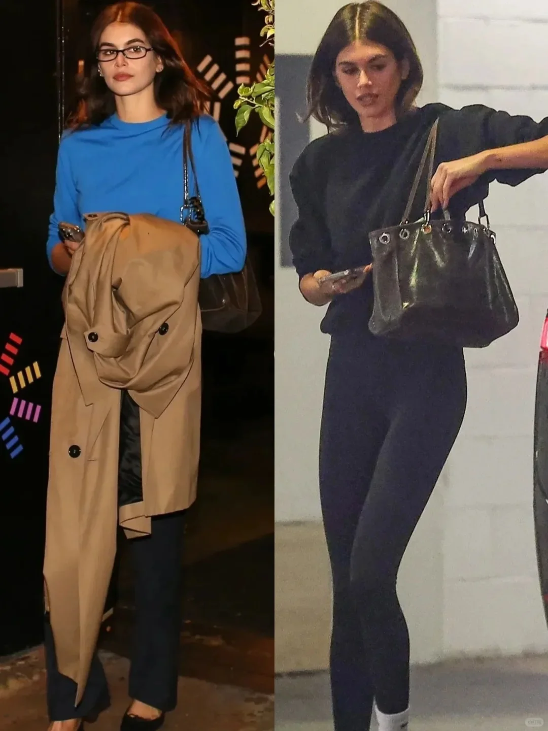 Kaia日常出街私服｜这长腿和肌肉线条太绝了！