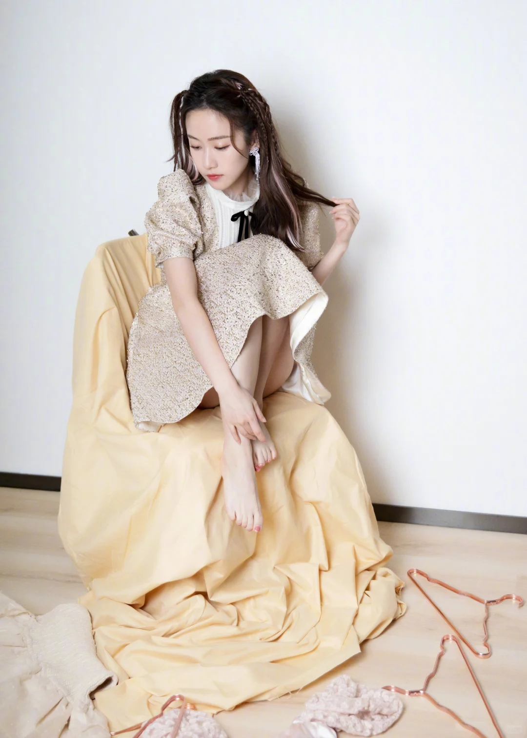 刘美含的美腿