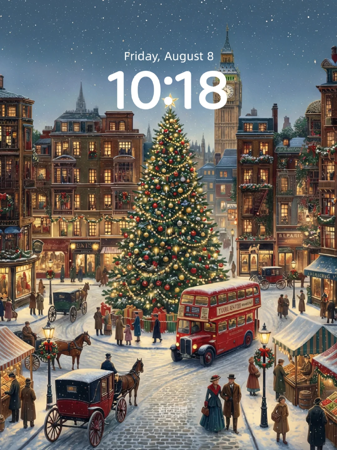治愈圣诞夜🎄氛围感拉满丨4K氛围感壁纸
